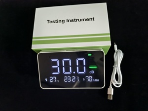 Analizadores de gas Medidor de sonido de ruido Garantía de 1 año Medidor de decibelios y detector de sonido Higrotermógrafo - Product Image 6