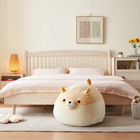 Funda para silla con bolsa de frijoles para almacenamiento de animales, sofá perezoso amarillo para niñas, funda organizadora de juguetes de gran tamaño, solo sin relleno