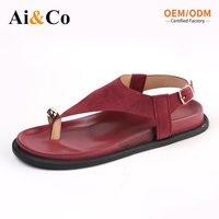 Sandales plates décontractées pour femmes, tendance été, respirantes, légères, confortables, avec bride arrière élastique réglable