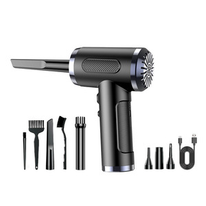 Aspiradora de mano con motor sin escobillas de 50000 rpm, recargable, portátil, para uso doméstico y en el coche - Product Image 1