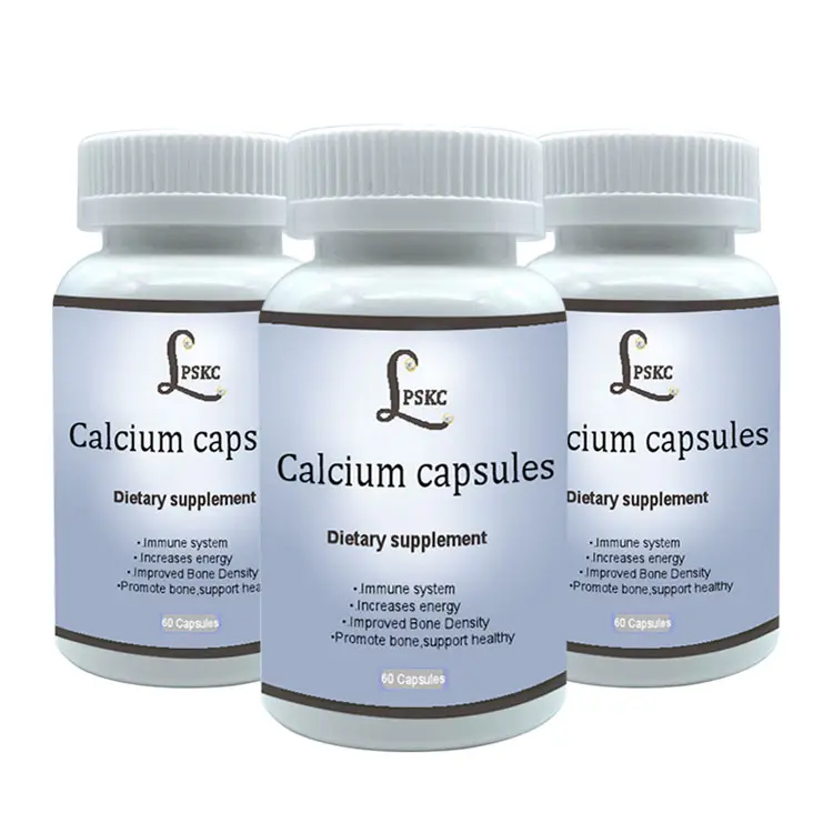 OEM Caltrax kalsiyum vitamin D3 kapsül Anti-aging önlemek osteoporoz kemik ve eklem desteği takviyeler ve diş sağlığı