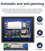 Panneau tactile industriel de 15 pouces, sans ventilateur, approuvé ip65, montage mural, VESA intégré, pour pc