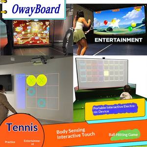Entraînement de tennis interactif intelligent avec projection haute résolution sur sol et mur, 3D à l'œil <span class=keywords><strong>nu</strong></span>, pour divertissement commercial intérieur et extérieur - Product Image 2