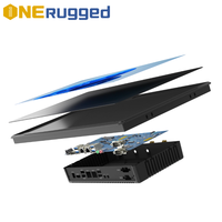 PC Industrial Integrado con Pantalla Táctil ONERugged P15A, Panel PC Todo en Uno con Pantalla Táctil, IP65, Montaje en Pared, Sin Ventilador, Intel I5/i7