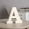 Décorations en bois en forme de lettre A - Alphabets anglais majuscules pour travaux d'art et d'artisanat - Product Image 5