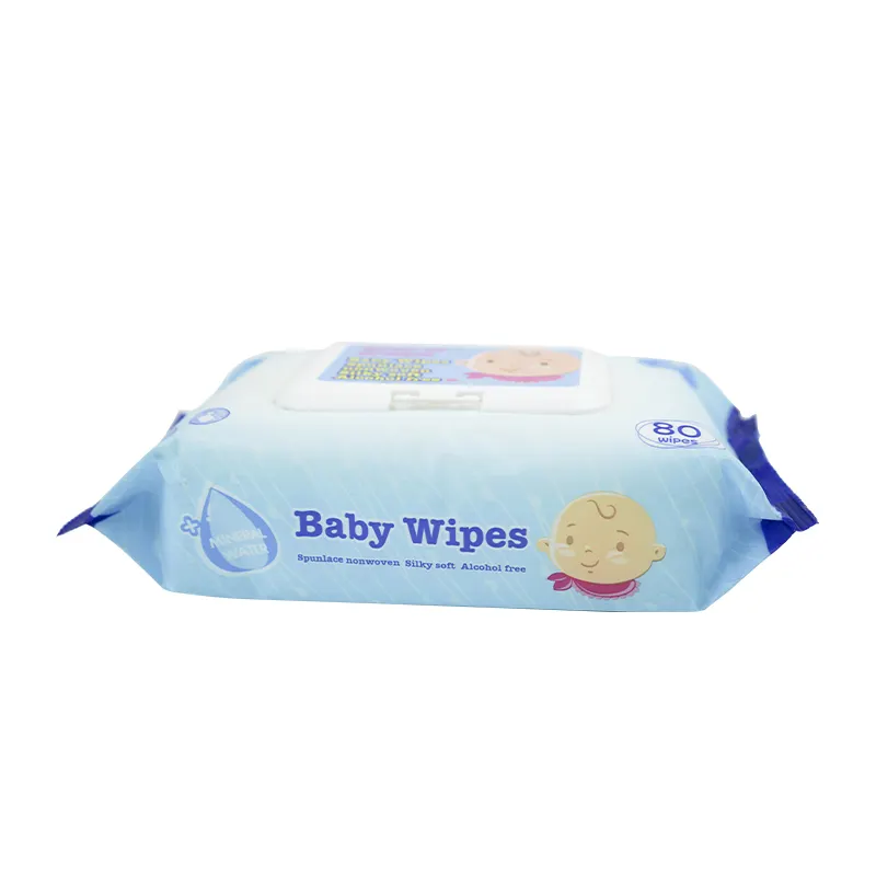 Best organic baby wipes 80 pieces 99% water wipes 80 pull 80 alcohol-free spice free baby wipes per pack