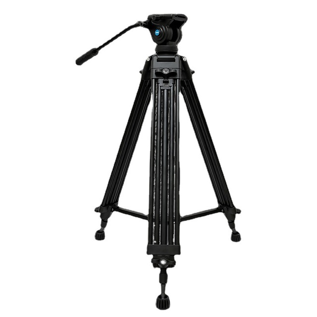 Yusen Aluminum Alloy Large SLR Camera Tripod Hydraulic Pan-Tilt Head 6-10kg Load Capacity for Micro Single PTZ Camera Support
