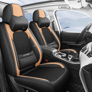 Popolari Coprisedili Auto Bicolore in Seta Ghiaccio Anti Usura per <span class=keywords><strong>Opel</strong></span> Astra <span class=keywords><strong>Corsa</strong></span> Mokka Grandland Crossland Traspiranti Set Completo - Product Image 2