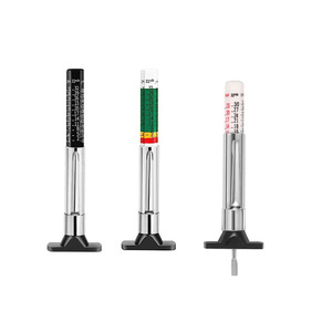 Medidor de Profundidad de Neumáticos Jiao Shang 0-25mm, Herramienta de Medición Tipo Lápiz Metálico para Vehículos y Uso Doméstico - Product Image 4