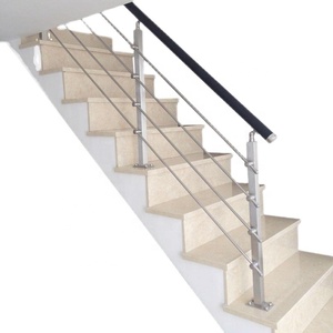 Chất lượng cao trang trí kim loại boong trong nhà lan can tay rails cho bên ngoài bước cầu thang lan can - Product Image 2