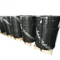 Bobine d'acier doux recuit noir, laminée à froid, certifiée SGS/ISO, marque Baosteel, coupée, pliée, peinte en noir et cirée selon la norme ANSI