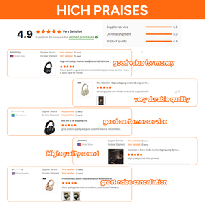 Custom Wireless Professional Headband Studio Active Noise Cancelling Over-ear Headphones Gaming <strong>Headset</strong> - Product Image 4