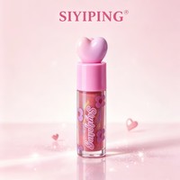 Collection de 24 gloss à lèvres en forme de cœur, gloss hydratant brillant, teinte à lèvres légère et non collante, cosmétique mignon