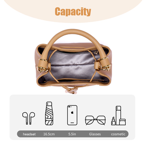 Cina all'ingrosso 2025 stile minimalista borse in pelle <span class=keywords><strong>cammello</strong></span> da donna per la vendita al dettaglio - Product Image 4