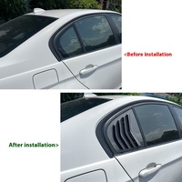 Garniture de séparateur de becquet de fenêtre latérale Triangle arrière Persienne Stores de fenêtre Modification extérieure de voiture pour BMW Série 3 E90 320i 330i M3