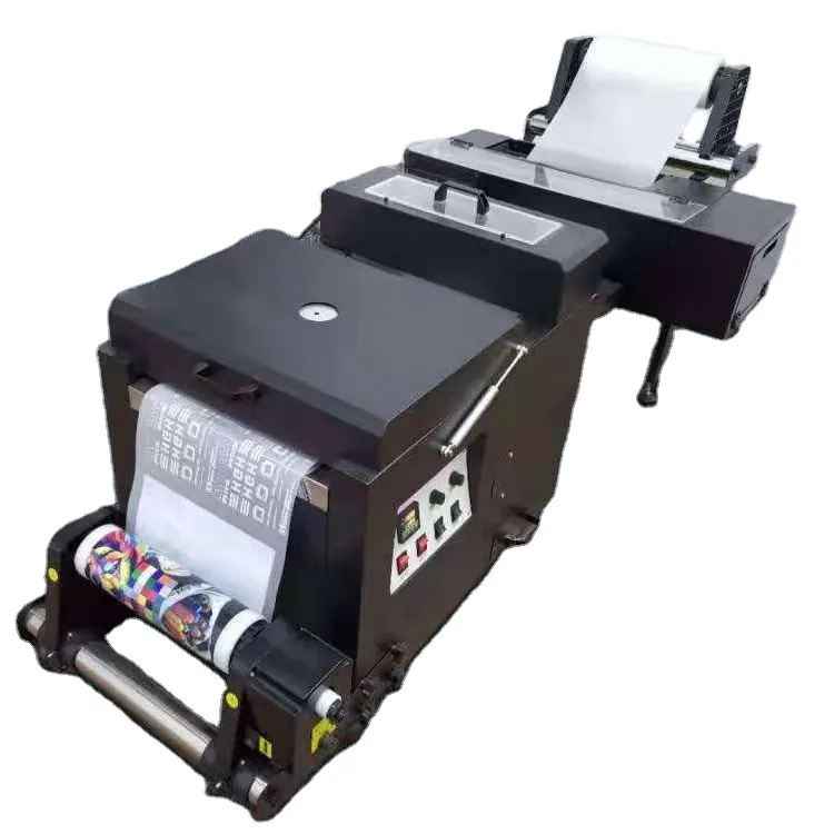 سريع مجاني Dtf طابعة أي النسيج الطباعة A3 Dtf طابعة آلة طباعة 30 سنتيمتر شاكر مسحوق آلة ل المزدوج xp600