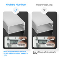 Profilé en aluminium pour bande LED, diffuseur de lumière linéaire, extrusion d'angle, profilé pour bande LED en gros