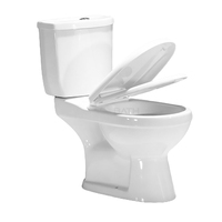 WC moderne Ortonbath à double chasse, cuvette en céramique, haute qualité, économie d'eau, sanitaire à poser au sol