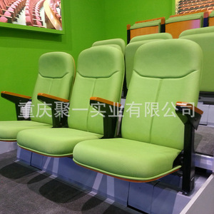 Asientos Retráctiles para Grandes Eventos, Color Verde, 3 Filas de Asientos para Uso en Estadios Deportivos y Teatros - Product Image 3