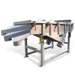 Nuevo tamiz vibratorio lineal cuadrado con dos motores de vibración para mineral y polvo metálico Tamizado Construcción de acero al carbono - Product Image 5