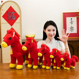 Peluche de Caballo Mascota del Año del Caballo, <span class=keywords><strong>Jima</strong></span> Horse to Success, Adorable Muñeco de Caballo del Zodiaco, Juguete de Algodón PP, Regalo de Actividades - Product Image 4