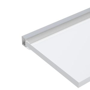 Profilo in <span class=keywords><strong>Alluminio</strong></span> per Illuminazione Lineare con Morsetto per Vetro e Acrilico, per Vetrine Domestiche - Product Image 2