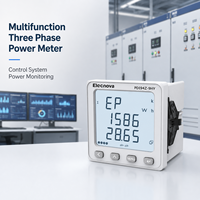 Analyseur de puissance triphasé Modbus RTU 96x96 avec analyse des harmoniques pour la surveillance de la puissance