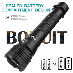 कारखाने का नेतृत्व 4000 लुमेन सबसे शक्तिशाली थोक स्कूबा डाइविंग पेशेवर उपकरण 80 मीटर के नीचे फ्लैशलाइट का नेतृत्व किया गया - Product Image 5