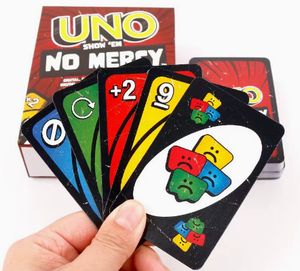NO Mercy: Juego de cartas <span class=keywords><strong>sin</strong></span> piedad, juego de mesa, juego de póquer para fiestas, juguete HWV18 - Product Image 4