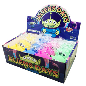 Nuovo Giocattolo Antistress a Forma di Alieno a Tre Occhi in Gomma Morbida, Unico e Divertente per Bambini, Vendita all'Ingrosso - Product Image 5