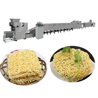 Industria automática coreana fideos instantáneos maquinaria de procesamiento de alimentos indomie máquina de fabricación de fideos instantáneos