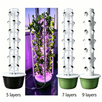 Système de culture hydroponique compact et écologique pour ananas, légumes et fruits, pour l'intérieur, avec pompe et LED en option