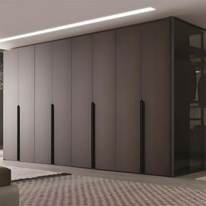 Meuble de garde-robe moderne personnalisé avec porte coulissante et meuble TV et miroir pour grande chambre à coucher - Product Image 2