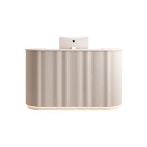 Mostrador de Recepción Moderno para Salón de Belleza con LED de Color Personalizable para Barbería - Product Image 1