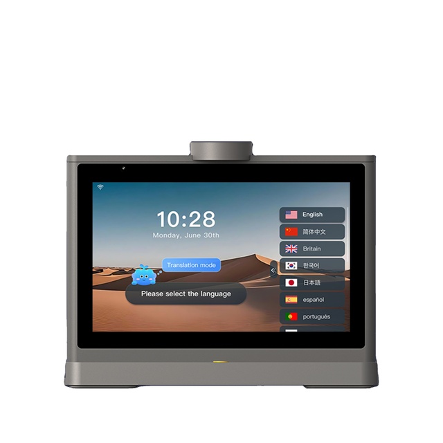 Dual-Screen Intelligent Voice & Image Translator with Motion Sensor |  AI-Powered Real-Time Translation for Business