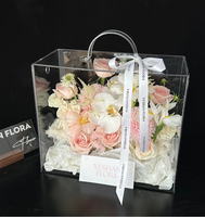 Boîtes de rangement en plastique écologiques jetables sur mesure, impression de logo personnalisable pour les rayonnages des magasins de détail, présentation de cadeaux