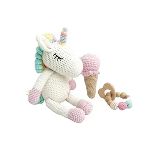 Amigurumi Baby Stuffed Toys Factory Crochet Unicorn Doll