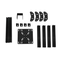 Support de moniteur simple, triple ou quadruple en aluminium intégré pour cockpit de simulation de course, support TV universel, support de moniteur multi-écrans