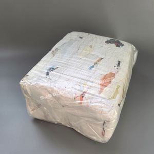 ผ้าเช็ดทำความสะอาดอุตสาหกรรมสีขาว ผลิตจากผ้าฝ้ายคุณภาพสูง ราคาประหยัด ซึมซับเร็ว เป็นมิตรต่อสิ่งแวดล้อม - Product Image 1