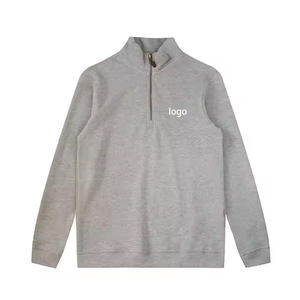 Fabricación de Sudaderas con Media Cremallera Personalizadas de Buena Calidad, Sudaderas con Media Cremallera a la Moda para Hombre - Product Image 2