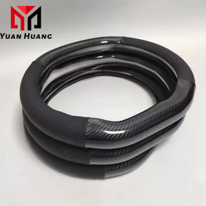 <span class=keywords><strong>Funda</strong></span> para <span class=keywords><strong>volante</strong></span> de coche de cuero de fibra de carbono Universal de 15 pulgadas/38cm en <span class=keywords><strong>forma</strong></span> de <span class=keywords><strong>D</strong></span> para las cuatro estaciones - Product Image 1