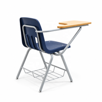 Chaise d'auditorium moderne pour étudiants universitaires avec panier porte-documents pour salles de cours et séances de travail de groupe sur campus – Vente en gros