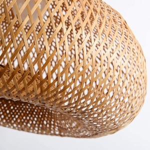 โคมไฟไม้ไผ่หวายดีไซน์โบราณโคมไฟสำหรับงานหัตถกรรมโคมไฟร้านอาหาร/โคมไฟไม้ไผ่สไตล์วินเทจ - Product Image 2