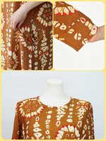Robe Modeste 2026 à Expédition Rapide, Respirante, Imprimé Wax Vintage, Manches Longues, Kaftan Ample