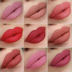 Không thấm nước màu đỏ Matte lỏng Vegan nhung Matte Vegan nhãn hiệu riêng son môi - Product Image 2