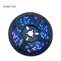 Tcwin Offre Spéciale LED Kit Musique Synchronisation Commande Vocale 5M Smart App Control Music Sync 5050 RGB LED Strip Lights