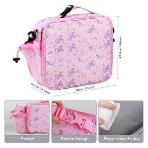 Scatola per il pranzo Bento GAS Cartoon Cute con borsa riutilizzabile a tenuta stagna per bambini, adatta al microonde e per la conservazione. - Product Image 6