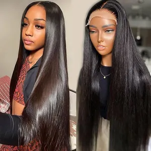 Pre Plucked Straight 13x4 13x6 HD Lace Front Wigs Human Hair Brazilian Hd Lace Frontal Wigs Wholesale Vendors For Black Women