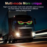 USB Animated Demon Eyes Screen Led Matrix Panel Led Display pour camion pare-brise Devil Eyes Lights for Car Truck Off-road SUV