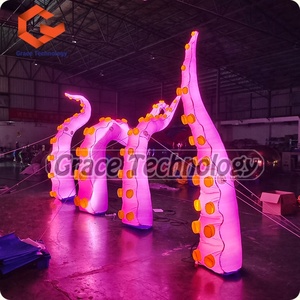 Bạch tuộc/máy xúc sứa khổng lồ bơm hơi/ Bạch tuộc bơm hơi dùng trang trí Halloween - Product Image 3